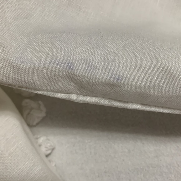 M&S Women Linen Rich Belted Collection Elegant White Shirt Dress Size 18 Quiet - Picture 15 of 16